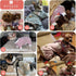 KYEESE Cotton Stretchable Dog Pajamas Jumpsuit 4 Legs Puppy PJs