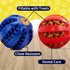 Fillable Treat Ball for Dogs to Keep Them Busy for Hours, 1.5" Puppy Puzzle Balls for Teething Dogs, Dog Crate Mind Stimulating Games for Puppy Boredom, Small Toy Breeds - 6 Pack