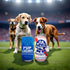 Pup Light and Pups Blue Rubbin - Parody Beer Dog Toys, Funny Plush Squeaky Dog Gifts for Birthday