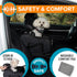 2 8 lbs. K&H Pet Products Center Console Dog Car Seat for Small Dogs & Cats, Secure Armrest Booster Pet Carrier