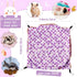Weewooday 3 Pcs Rat Hammock - 3 Tier Pet Guinea Pig Hammock for Cage Accessories (Blue, Purple, Green)