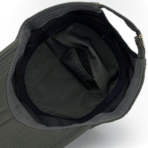 Quick Dry Hidden Pocket Cadet Army Hat Military Style Flat Top Baseball Dad Sun Cap