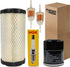 Huskey Golf Cart Tune Up Kit for Club Car Precedent 2004-Up with FE350 Kawasaki Motor, Includes Air Filter, Oil Filter,