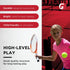 Gamma Sports Junior Tennis Racquet, 19 Inch Prestrung Racket for Kids, 93 Inch Head Size