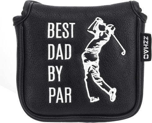 ZZHAO Funny Magnetic Mallet Golf Putter Cover | Fits Most Mallet Putters | Golf Gifts for Dad