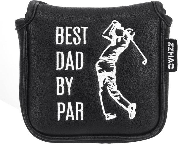 ZZHAO Funny Magnetic Mallet Golf Putter Cover | Fits Most Mallet Putters | Golf Gifts for Dad