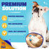Soft Claws Jumbo Dog Nail Caps - 40 Non-Slip Covers for Long-Lasting Floor and Furniture Protection, Natural