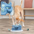3 TRIXIE Flower Tower Dog Activity Interactive Toy, Level Food Puzzle Game, Brain Teasing Treat Dispenser, IQ