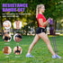 Resistance Bands with Handles, Exercise Bands for Women, Workout Equipment for Home Gym, Training Bands with Door Anchor