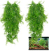 RAINFLOW 2PCS Reptile Plants for Terrarium - Fake Hanging Terrarium Plants, Artificial Boston