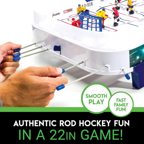 20" Franklin Sports Mini Rod Hockey Game - Tabletop Fun