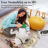 Self Cleaning Shedding Brush for Dogs & Cats, Skin Friendly Grooming Brush for Shedding, Green