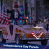 Daifunli 4th 250th of July Patriotic Golf Cart Decorations Kit Anniversary Star String Lights Battery Operated American