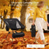 400LBS Setup Anbte Extra Height & Width Portable Camping Chair, Capacity Compact Folding Chair with Square Frame Quick