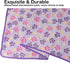 Dono 1 Pack 2 Dog Blankets, Soft Fluffy Cute Paw Pattern Fleece Pet Blanket, Warm Sleep Mat, Cute Print Design Puppy