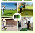 10mm Foldable Golf Hitting Mat with EVA Base, Premium Dual-Turf Golf Practice Mat for Indoor/Outdoor Training