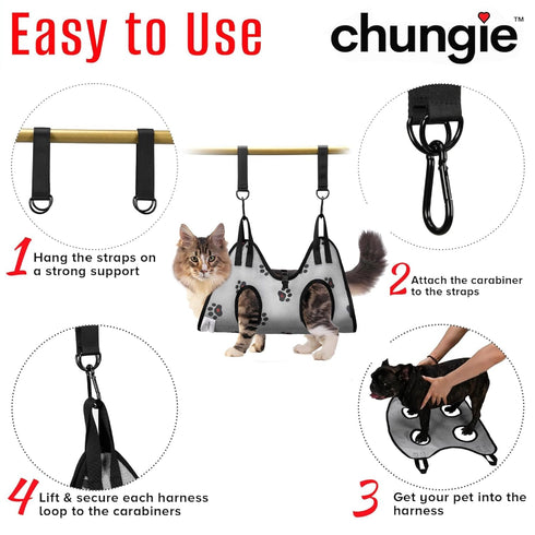 Hammock Trimming Hammock Spacing:6-9/ W:20lb) Chungie Cat Grooming for Cats Cat Restraint for Nail with Pet Nail