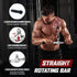 Yes4All Double D Row Handle Cable Attachment for Weight Workout, LAT Pull Down V Bar, 880LBS Capacity, Home Gym