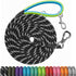 NTR Long Dog Leash 50 Feet - Reflective Rope Lead with Padded Handle for Small, Medium, and Large Dogs
