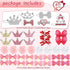 40 Pcs Dog Hair Clips and Bow Crown Accessories for Small Dogs - Princess Style, Crystal Rhinestone Grooming