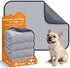 LOOBANI Washable Pee Pads for Dogs, 4 Packs Fast Absorbent Reusable Dog