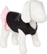 Pet Dog & Cat Dress, Rhinestone Angel, Black W/Light Pink, SM (3-6 lbs.)