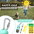 (1 15 Dog Poop Bags Holder with LED Flashlight|Pet Waste Bags Dispenser for Leash|Doggie Potty Bags Container