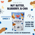 WEST PAW Creamy Treats Nut Butter, Blueberry, Chia Seed 6.2 Oz