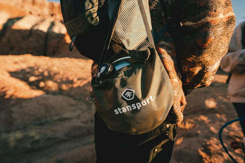 Stansport 1 Quart Scout Canteen Green (260)