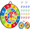 TOMYOU 26" Dart Board for Kids with 16 Sticky Balls, Double Sided Dinosaur Dart Board, Indoor Outdoor