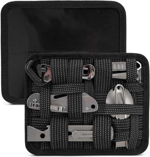 TACTICAL_GEEK EDC Organizer Board, Anti-Slip Elastic Woven Board, Utility Bag Insert Panel