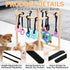 Sibosen 10 Wooden Puppy Play Gym with Hanging Toys for Small Dogs Indoor Jungle Playground Wood Frame with Interactive