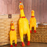 MCPINKY 3PCS Rubber Chicken Dog Toys, Squeaky Prank Novelty Toy for Noise Maker Dog Toys
