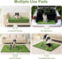 2 Pack 36"x 41" Qeils Reusable Dog Pee Pads, Super Absorbent & Leakproof Washable Puppy Pads with Soft Green Top Layer