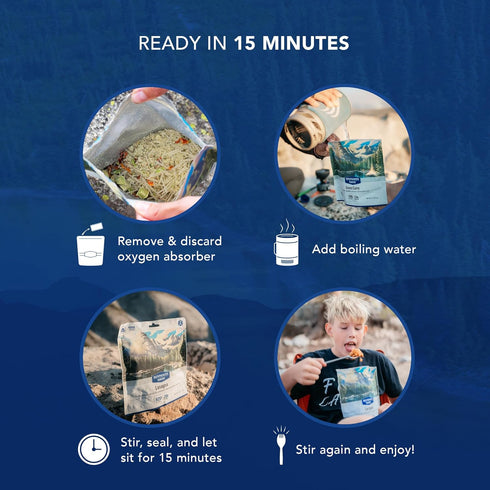Backpacker's Backpacking 28 1 Count Pantry Lasagna - Freeze Dried & Camping Food - Emergency Food - Grams of Protein