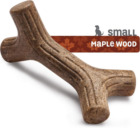 Benebone Puppy Maplestick Dog Chew Toy, Real Maple Wood Flavor, Small, Made in USA, Brown