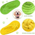 Zhanmai 4 Pieces Dog Shoe Chew Toys, Durable Puppy Squeaky Mini Sneakers Decoy Sandal Plush Toys (Green, Orange, Yellow)
