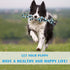 UPSKY Dog Rope Toys - 2 Pack Nearly Indestructible Dental Cleaning Chew Toys for Large Dogs, Tug Toy for Boredom