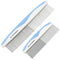 Metal Dog Comb - Grooming Matting Comb, Doodle Brush, Dematting Tools for Dogs, 2 Pack
