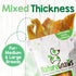(8oz) Nature Gnaws Beef Tendons for Dogs - Mixed Thickness - Long Lasting for Small and Medium Dogs - Natural Beef