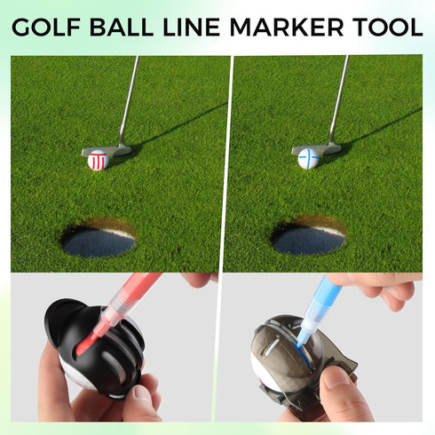 21 2 Pcs Golf Essentials Kit, Golf Club Cleaning Kit - Golf Club Brush & Golf Towel, Golf Ball Bag & Tees Holder