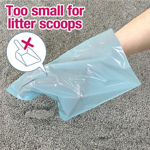 (200 count, Pack 2) (400Bags) BOS Amazing Odor Sealing Cat Waste Bags - Durable and Unscented [Size: XS, Color: Light