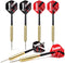 Franklin Sports Steel Tip Darts Set - 6 Pack, 18 Gram Steel Darts with Removable Standard Flights, Red/Black