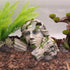 Reptile Cave Hideout Tank Accessories, Aquarium Hideaway Cave Decorations for Amphibians, Betta Fish, Shrimp, Lizards