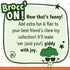 NYLABONE Broccoli Dog Toy Power Chew – Cute Dog Toys for Aggressive Chewers, Bacon & Cheese Flavor, Large/Giant