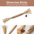 PAZ'S GIFT Catnip Toy, 2pcs Cat Chew Kicking Silvervine Stick, Indoor Interactive Dental Care for Kittens
