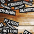 EzyDog Side Badge - Clearly Identifies Your Dog with Convert Dog Harness - Set of Two Badges (Rescue Dog, Small)