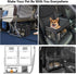 SWUVVI 25 LbsBlack Soft Sided Cat/Dog CarrierCollapsible Mesh Pets Travel Carriers for Pet/Puppy with Shoulder Strap
