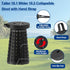 18.1" 600lbs,Retractable Upgraded Collapsible Stool with Adjustable Strap,Lightweight Folding Stool,Load Capacity