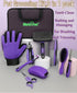 Kriopy Kit-9 Packs Set Trimming Pet Grooming Tools Dog Cat Grooming Kit Dog Cat Grooming Supplies Dog Cat Brush Dog